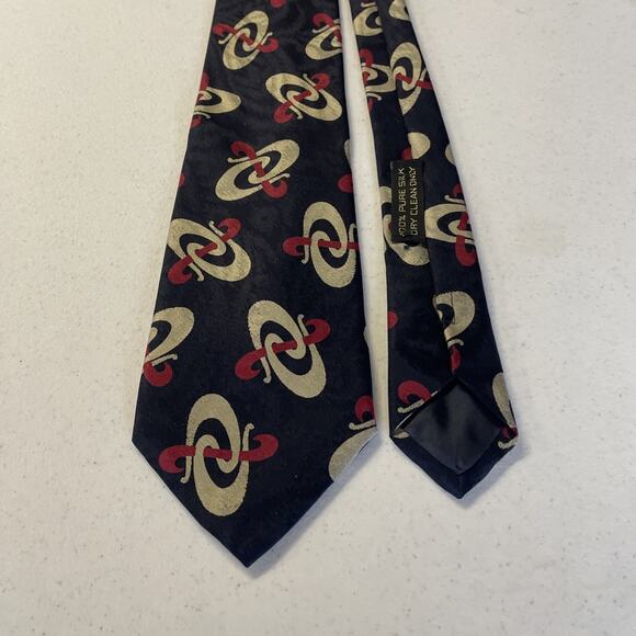 Giorgio Armani Cravatte Silk Tie – Red/gold Pattern – Made in Italy - - Picture 5 of 10